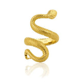 925 Silver Snake Rings Women High Special Rock Punk Jewelry