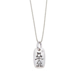925 Sterling Silver Boy Girl Pendant Fine Jewelry
