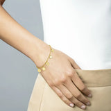 DPLAOPA 925 Silver Ethnic Bracelet with Movable Round Motifs Chain Women Wedding