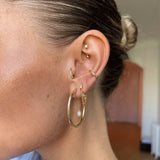DPLAOPA 925 Silver Green Coffee FLIRT Drop Earring