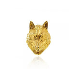 DPLAOPA 925 Sterling Silver Coated Silver Anillo Wolf Animal Ring Women Jewelry