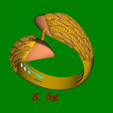 DPLAOPA Double Eagle Ring Adjustable Women Party Jewelry