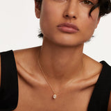 925 Silver Cross Love Locker Pendant Long Chain Small Women Fine Jewelry