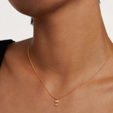 925 Silver Cross Love Locker Pendant Long Chain Small Women Fine Jewelry