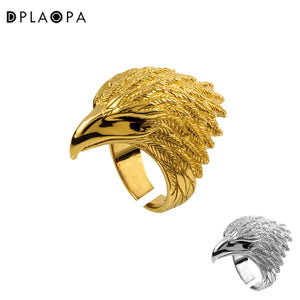 925 Silver Plated Eagle Ring Thick Wedding Jewelry