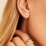 DPLAOPA Celestial Studs Earring Zircon Small Women
