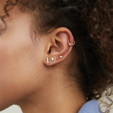 DPLAOPA Celestial Studs Earring Zircon Small Women