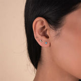 DPLAOPA Celestial Studs Earring Zircon Small Women