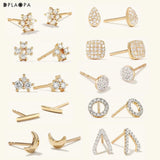 DPLAOPA Celestial Studs Earring Zircon Small Women