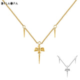 925 Silver Bird Necklace Choker Long Chain Women Wedding Jewelry