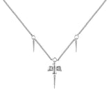 925 Silver Bird Necklace Choker Long Chain Women Wedding Jewelry