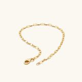925 Silver Anchor Chain Bracelet Wedding Party Jewelry