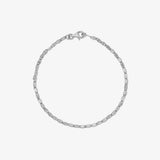 925 Silver Anchor Chain Bracelet Wedding Party Jewelry