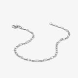 925 Silver Anchor Chain Bracelet Wedding Party Jewelry
