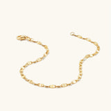 925 Silver Anchor Chain Bracelet Wedding Party Jewelry