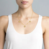DPLAOPA Eye Motifs Necklace Choker Long Chain Women Jewelry