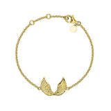 925 Silver Plated Wings Bracelet Bangle Women Wedding Jewelry