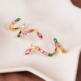 925 Silver Snake Ear Cuff Women Wedding Fine Jewelry Gift Circle Piercing