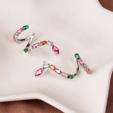 925 Silver Snake Ear Cuff Women Wedding Fine Jewelry Gift Circle Piercing