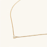 925 Silver Trillion CZ Zircon Necklace Women Coins Jewelry