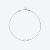 925 Silver Bracelet with Freshwater Pearls & Cubic Zirconia