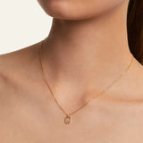 925 Silver Letter Pendant Necklace Choker for Women Summer