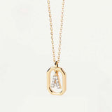 925 Silver Letter Pendant Necklace Choker for Women Summer