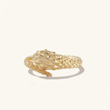 DPLAOPA 925 Silver Snake Ring Women Rock Punk Fine Jewelry