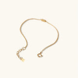 925 Silver Baguette Zircon CZ Charm Bracelet Bangle