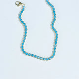 DPLAOPA Recycled Silver Turquoise Tennis Bracelet Minimalist Gift