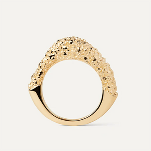 925 Silver 18k Geometric Ring Women Fine Jewelry Punk