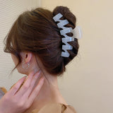 Bohemian Acrylic Hair Claw Crab Clip for Women