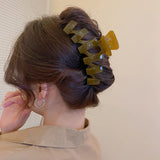 Bohemian Acrylic Hair Claw Crab Clip for Women