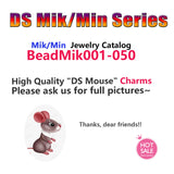925 Silver Mik Min Mouse Pendant Beads For Jewelry Making