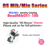 925 Silver Mik Min Mouse Pendant Beads For Jewelry Making