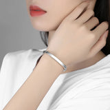Niche Retro Couple Bracelets A Pair Smooth and Safe Pattern High-grade