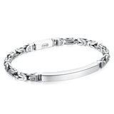 Niche Retro Couple Bracelets A Pair Smooth and Safe Pattern High-grade