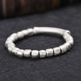 DS National Retro Beaded Bracelet Men's Small Hand Woven