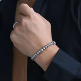 DS National Hammer Beaded Bracelet Men's Retro Hand-woven for Boyfriend