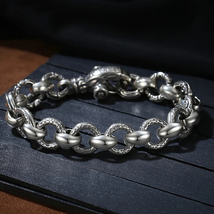 DS Retro Bracelet Couple European American Hip-hop Jewelry