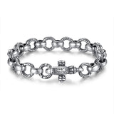 DS Retro Bracelet Couple European American Hip-hop Jewelry
