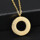 Duaa Al-Safar Necklace Stainless Steel Arabic Name Pendant Gift