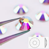 Crystal Multicolor Rhinestones Flatback Glass Glitter for Clothing Nail Art