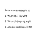 18mm Pearl Alif Letters Pendant Charms for Necklace DIY Gift