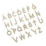 18mm Pearl Alif Letters Pendant Charms for Necklace DIY Gift