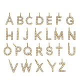 18mm Pearl Alif Letters Pendant Charms for Necklace DIY Gift