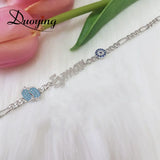 Zircon Crown Personalized Baby Nameplate Bracelet