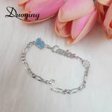 Zircon Crown Personalized Baby Nameplate Bracelet