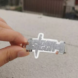 Personalized Name Ring & Bracelet Set Stainless Steel Acrylic Gift