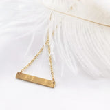 Personalized Minimal Number Necklace for Women